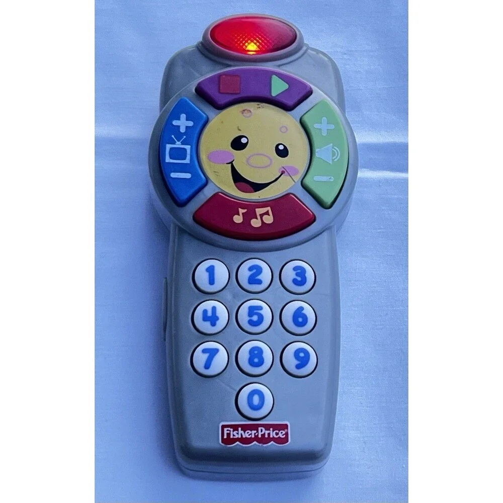 Fisher Price Laugh & Learn TV Remote Control Lights & Sound 2011 Tested
